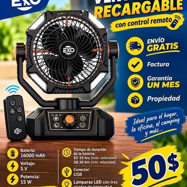 Ventiladores Recargables - 2/2