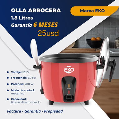 Olla arrocera 1.8Litros - Img 118539821