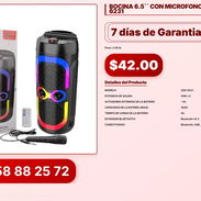 BOCINA 6.5´´ CON MICROFONO Y MANDO ZQS-6231 VPT#-0027 - Img 56822727