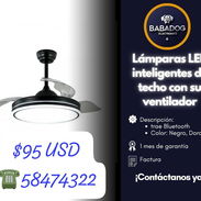 Lampara Ventilador inteligente de techo con bluetooth - Img 55121720