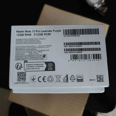Redmi Note 13 Pro<<12gb de Ram y 512gb de almacenamiento. Nuevo en caja. - Img 122305434