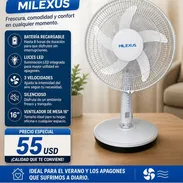 Ventilador recargable marca milexus - Img 55347521