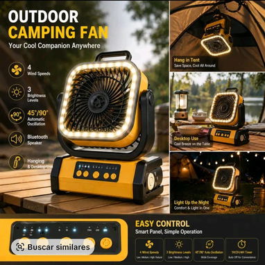 Ventilador original de 30,000 mAh con bocina y Bluetooth - 2/2