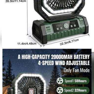 Ventilador recargable - 2/2