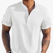 Camisa de hombre de hilo - Img 55886543