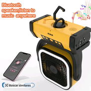 Ventilador original de 30,000 mAh con bocina y Bluetooth - Img 57833346