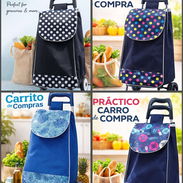 Carrito de Compras Plegable con Ruedas Escalonadas (cv) - Img 54175211