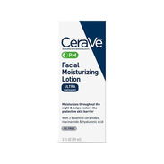 CeraVe PM loción hidratante facial, crema de noche ligera sin aceite para todo tipo de piel 23 usd. T - Img 55756875