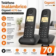 Teléfono Inalámbrico Gigaset A270 Duo - Img 55994300