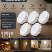 Pack de 5 lámparas Led recargables - Img 55846332