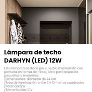 Lámpara de techo DARHYN (LED) 12W. Destaca por su estilo minimalista con pantalla en forma de trébol - Img 56951543
