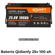Batería Qidianfy 25v 100 ah - Img 58129677