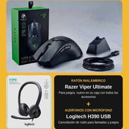 🎮 *COMBO GAMER:* *Razer Viper Ultimate + Logitech H390* ¡Lleva tu experiencia de juego y trabajo al siguiente nivel - Img 58042189