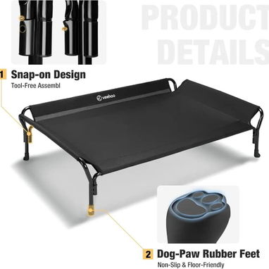 Cama Elevada Refrescante/Veehoo Talla L - 4/4