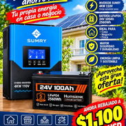 Kit INVERSOR SUMRY 4KW 110VOnda senoidal purà BATERÍA LiFeP04 24V 100Ah 2560Wh 1100 USD - Img 58056205