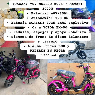 Vendo estas Motos electricas tienen garantia y mensageria incluidad. Whatsapp+53 59398206 - Img 127231321