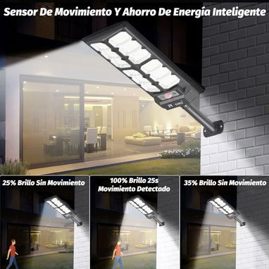 Lámpara solar suburbana 650w - 3/4