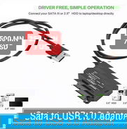Adaptador Cable SATA a USB 3.0 para discos duros - Img 48293689