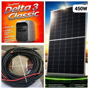 💡🔌⚡Combo de panel de 450 Wats bifacial +cable 10m +delta 3 classic💡🔌⚡ - Img 58139879