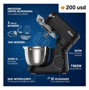 🔸 Mezcladora de pedestal Oster 🔹850 W 🔸12 velocidades  💲200 usd - Img 49816314