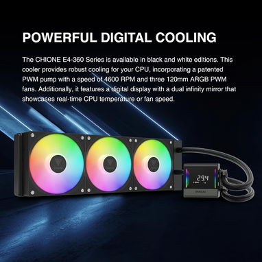 ❄️ Refrigeración Líquida GAMDIAS CHIONE E4-360 ARGB 360 mm ❄️ BUENÍSIMA PARA MICRO EXIGENTE GAMA ALTA - Img 125547261