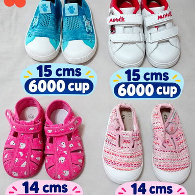 Zapatos excelente estado y también nuevos para niñas de 6 meses a 3 años - 10/10