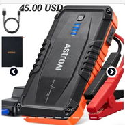 Cargador Portátil para autos+ Power bank+ Linterna LED y cables - Img 56850282