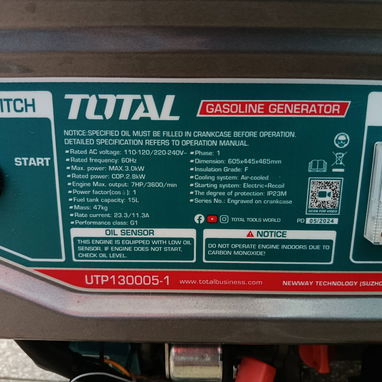 ⚡ Planta Eléctrica TOTAL 3000W | Ideal para Apagones y Negocios ⚡ - Img 123562067