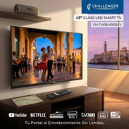 Smart TV Challenger de 43" con soporte y 2 mandos a distancia - Img 56220008
