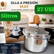 Olla de presión marca maf 5litros - Img 58027457
