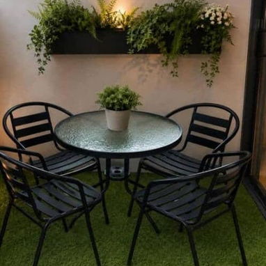 Juego de terraza de 2 y 4 silla - 4/5