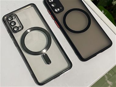 Forros MagSafe  (magnéticos) anticaidas para Samsung y iPhone (Todas las series) - Img 65759235