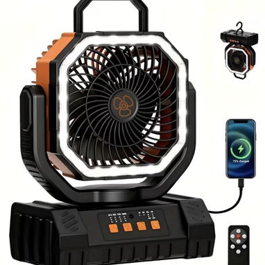 *-*-*-*-   Ventilador-modelo - F6S Portátil de Alta Capacidad de 20000 mAh - Recargable -*-*-*-*- - Img 126347436