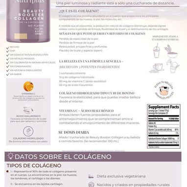 Colágeno Hidrolizado en polvo con Ácido Hialurónico, Proteínas, Vitamina C y Sodio - Img 119192752