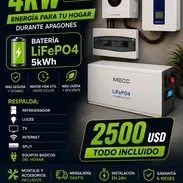 Kit Híbrido 4 Kw Inversor + 5 Kw Batería - Img 55359378