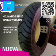 Neumático para moto marca Worcraft | Medida 350xR10 | 8 Capas | 17000 CUP - Img 55978405
