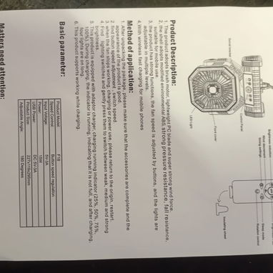 VENTILADOR RECARGABLE PATIX F18, Garantía de 1 mes, Entrega por un mínimo costo adicional para toda La Habana - 6/7