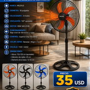 🍃 VARIAS OPCIONES 🍃 VENTILADOR DE PEDESTAL MILEXUS - AZUL / NARANJA / NEGRO. MENSAJERÍA CON FACTURA. 📲 54833699 - Img 56565906