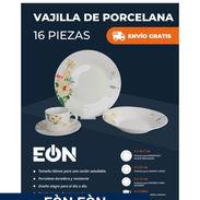 Set de Vajilla de Porcelana con flores - Img 57568789