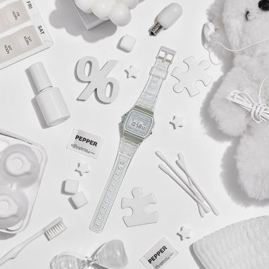 Casio F91W, Blanco, Reloj Unisex - 2/5