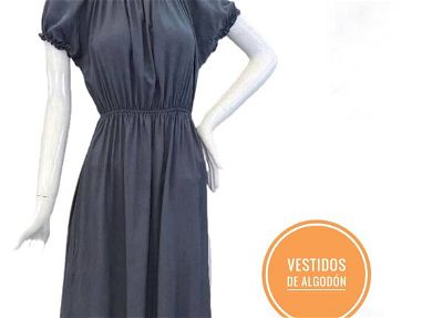 Vestido cómodo y fresco traído de España 100% Algodón (SOLO EN COLOR BLANCO Y AMBAS TALLAS HAY) - Img main-image-45951140