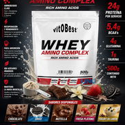 Whey Amino complex Vitobest 16 servicios 24 usd - Img 57193632