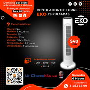LA MEJOR OFERTA 💲35💲VENTILADOR DE TORRE 29" EKO. MENSAJERIA CON FACTURA Y 1 MES DE GARANTÍA. TLF 54833699 - Img 49879950