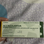 Acetazolamida 250mg - Img 57690045