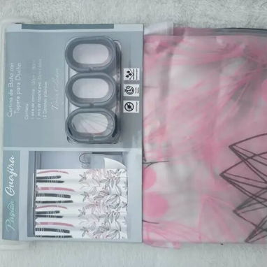 Set de cortina de baño + alfombra US$16.00 - 2/4