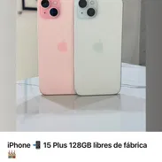 📱 iPhone 15 Plus – 128GB 🔓 Libres de fábrica 🔋 Baterías al 87% y 90% 📦 Adaptados de ESIM a ranura SIM 💵 Precios: - Img 57000211
