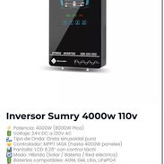 Inversor Sumry 4000W - 110V ⚡ - Img 57674592