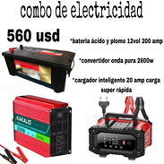 Combo batería, cargador y convertidor - Img 54419692