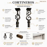Cortineros expandibles desde 1.20 - 2.10 m y 1.50 - 3.00 m - Img 57119892