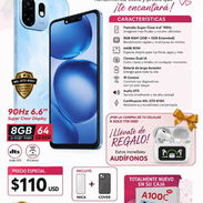 Teléfono celular A100C con unos audífonos inalámbricos de regalo - Img 58337704